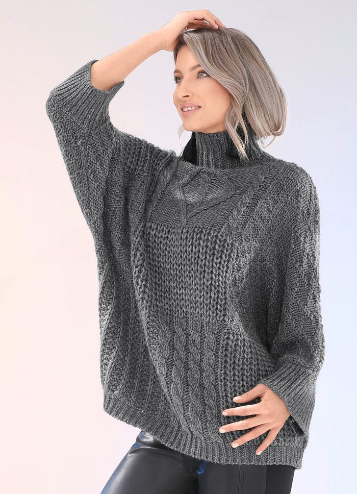 Trui met alpaca-inhoud 