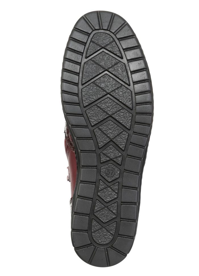 ELENA EDEN, comfortabele dameslaarzen, breedte H, met uitneembaar voetbed BOURGONDI&Euml;