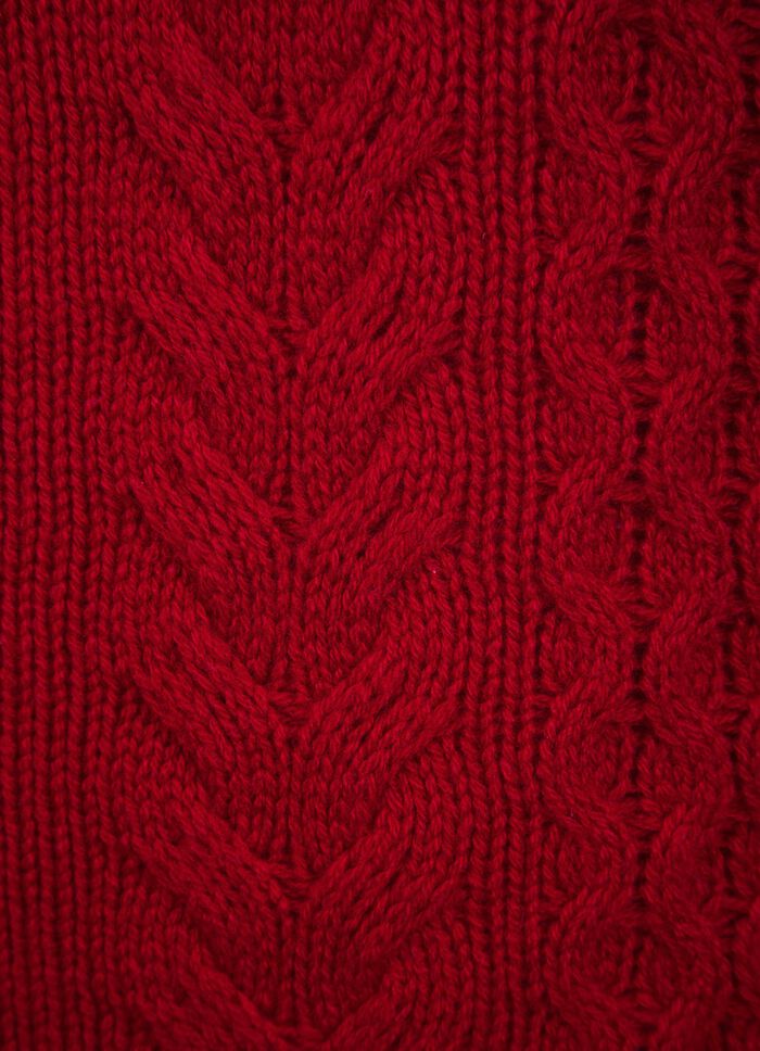 Trui met scheerwol- en kasjmiergehalte 