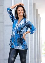 Overhemdtuniek met lusknoopsluiting 