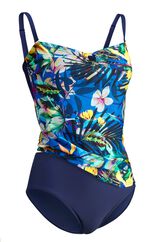 Laurina tankini in bandeauvorm met verstelbare en afneembare bandjes 