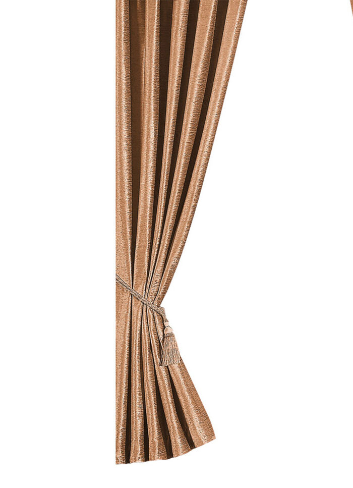 Overgordijn met universele railband BEIGE