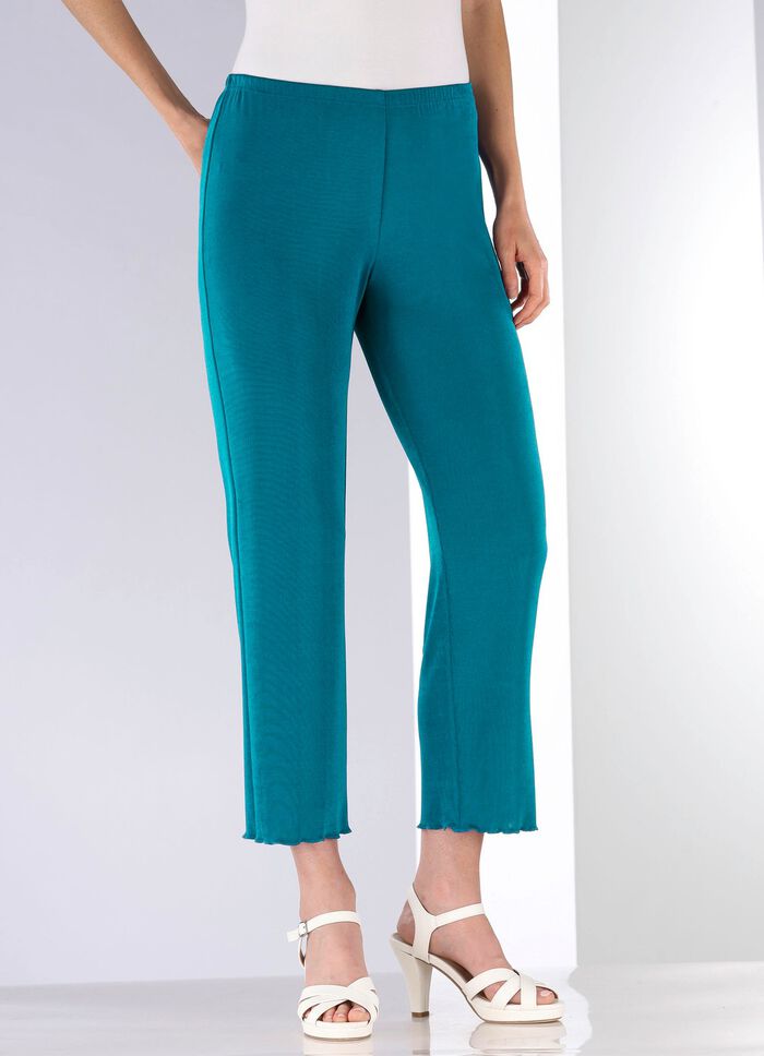 Zacht vallende, 7/8-lange broek 