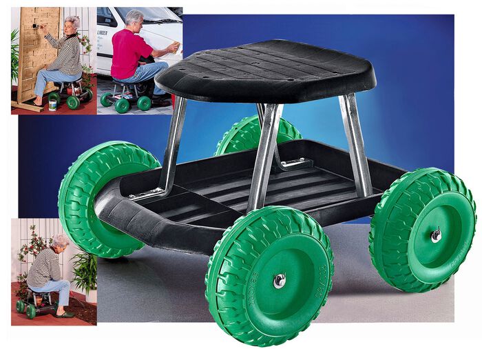 Rolstoel met stevig stalen buizenframe 