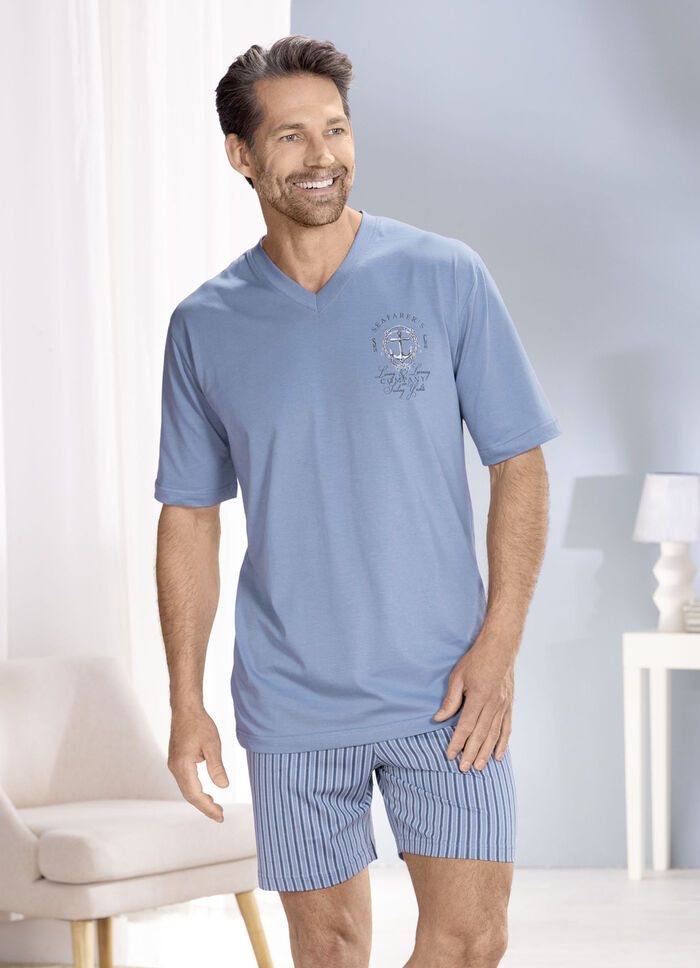 Twee-pack korte broeken met V-hals 