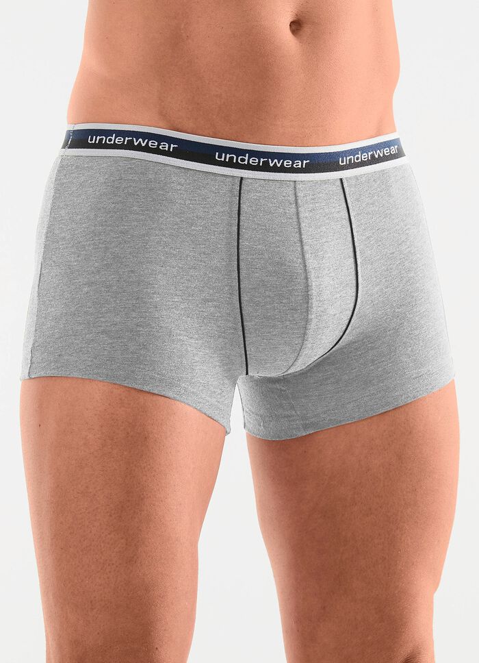 Vijfpak broeken met elastische tailleband 