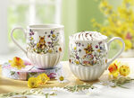 Porseleinen mok met handvat van Villeroy &amp; Boch 