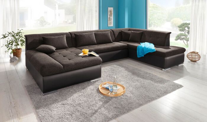 Woongedeelte met bedfunctie BRUIN-BRUIN