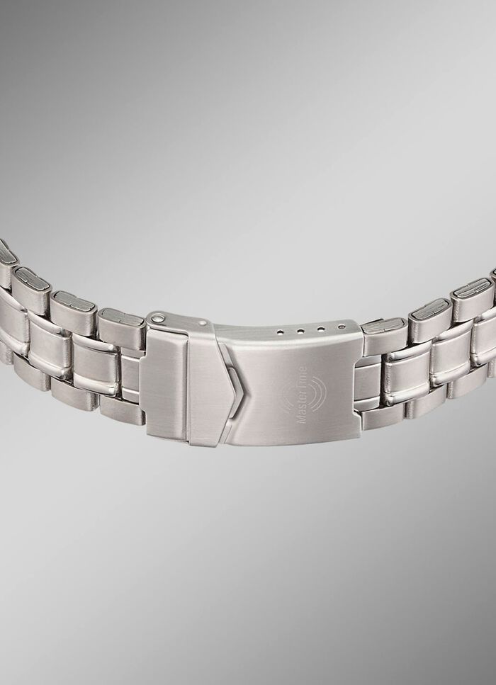 Master Time radiogestuurd dameshorloge gemaakt van titanium 