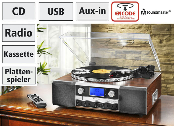 Nostalgisch stereosysteem soundmaster PL905 