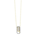 Moderne hanger met diamanten 