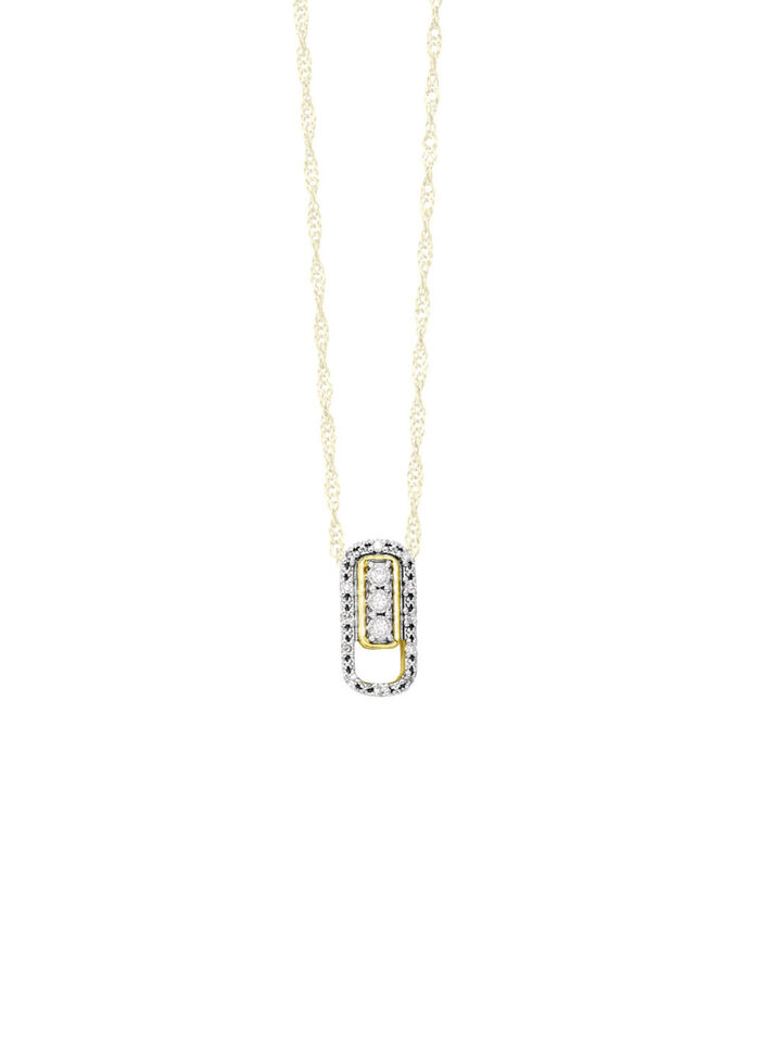 Moderne hanger met diamanten 
