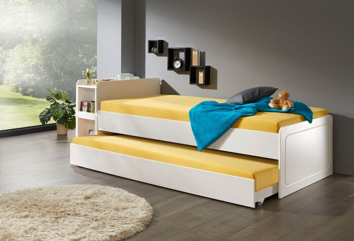 Functioneel bed met bedkast 