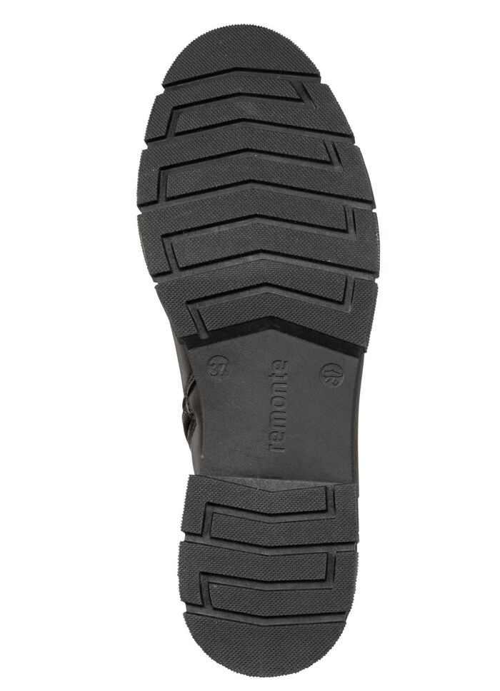 Remonte, klassieke dameslaarzen, winterschoenen, breedte G, met rits ZWART