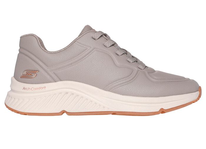 SKECHERS, sportieve damessneakers, met veters TAUPE