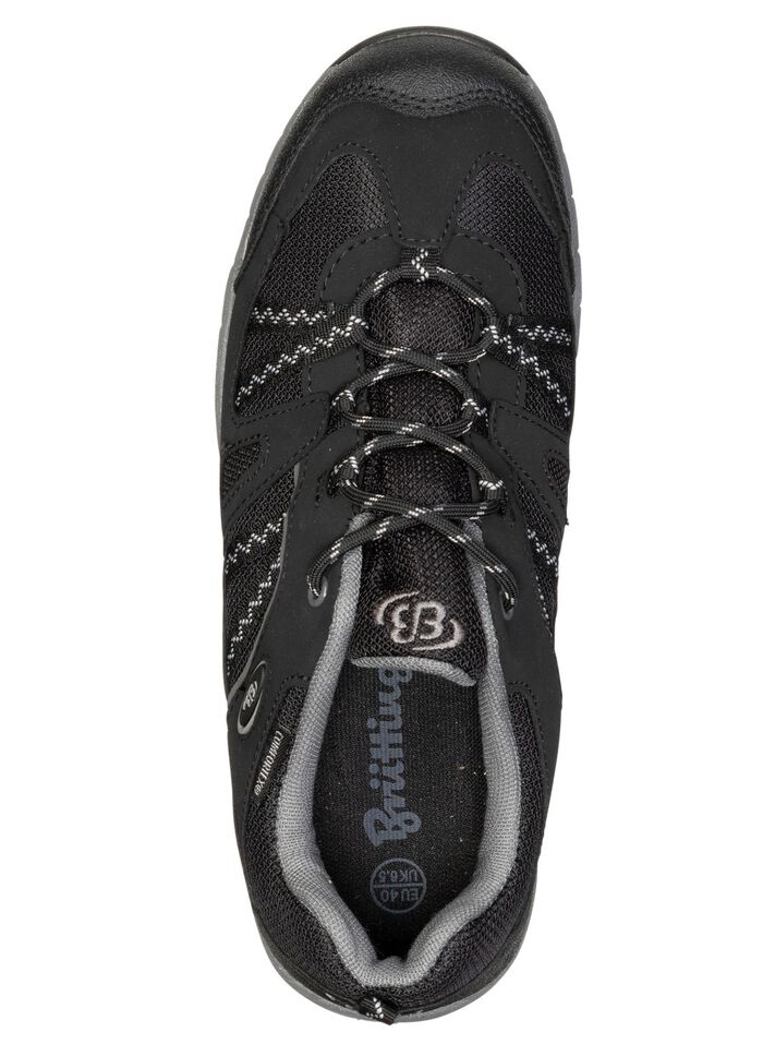 Ademende herensneakers met klimaatmembraan ZWART-GRIJS