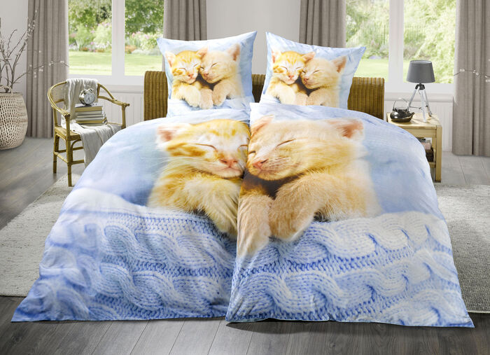 Renforc&eacute; partnerbedlinnen, 4-delig, van Mesana 