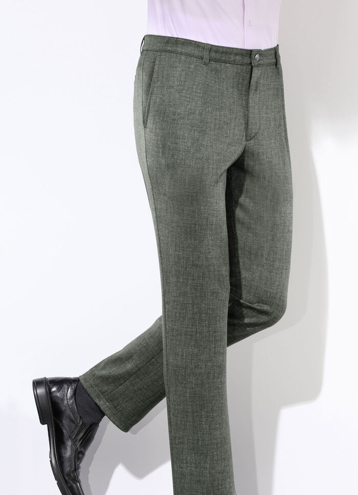 Broek "Klaus Models" in 4 kleuren OLIJF GEM&Ecirc;LEERD