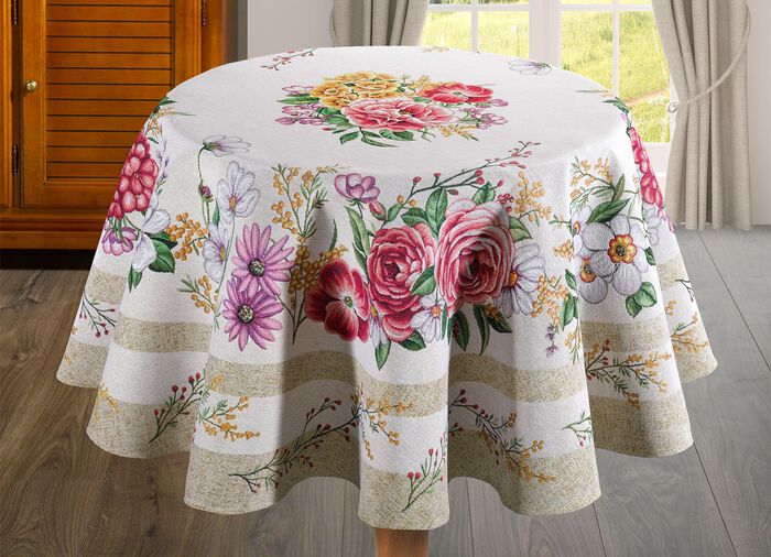 Tafel- en kamerdecoratie in tapijtkwaliteit 