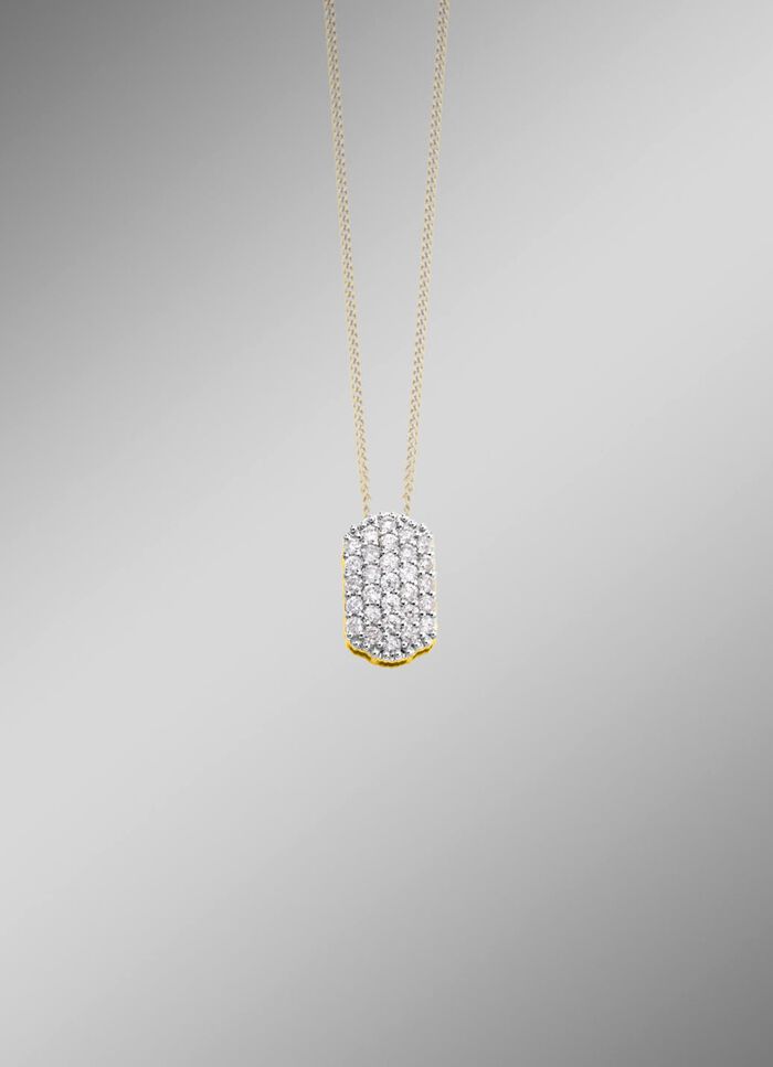 Edele hanger met diamanten 