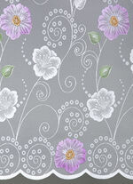 klein raamgordijn met roede-doortrek FLIEDER