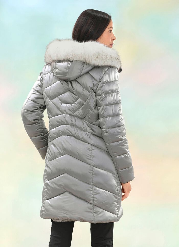 Functionele korte jas in 2 kleuren TITANIUM