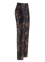 Broek met aangesneden band 