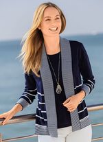 Trui in twinset-look 