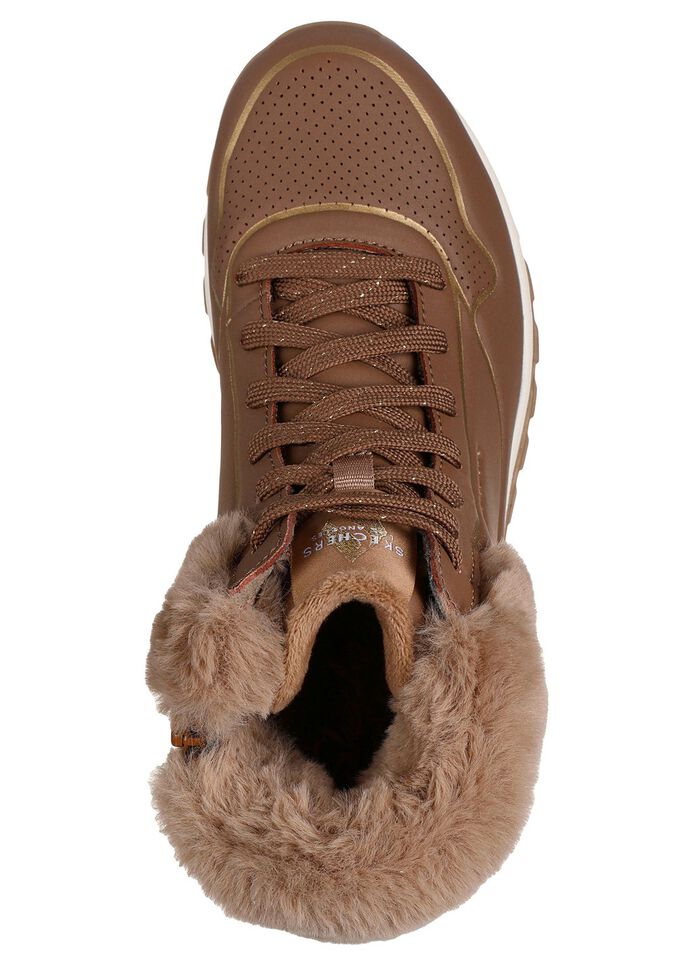 SKECHERS, gevoerde dameslaarzen, winterschoenen, met zachte pluche kraag 