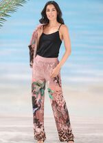 Laurina-broek met briljant kleurenprintontwerp 