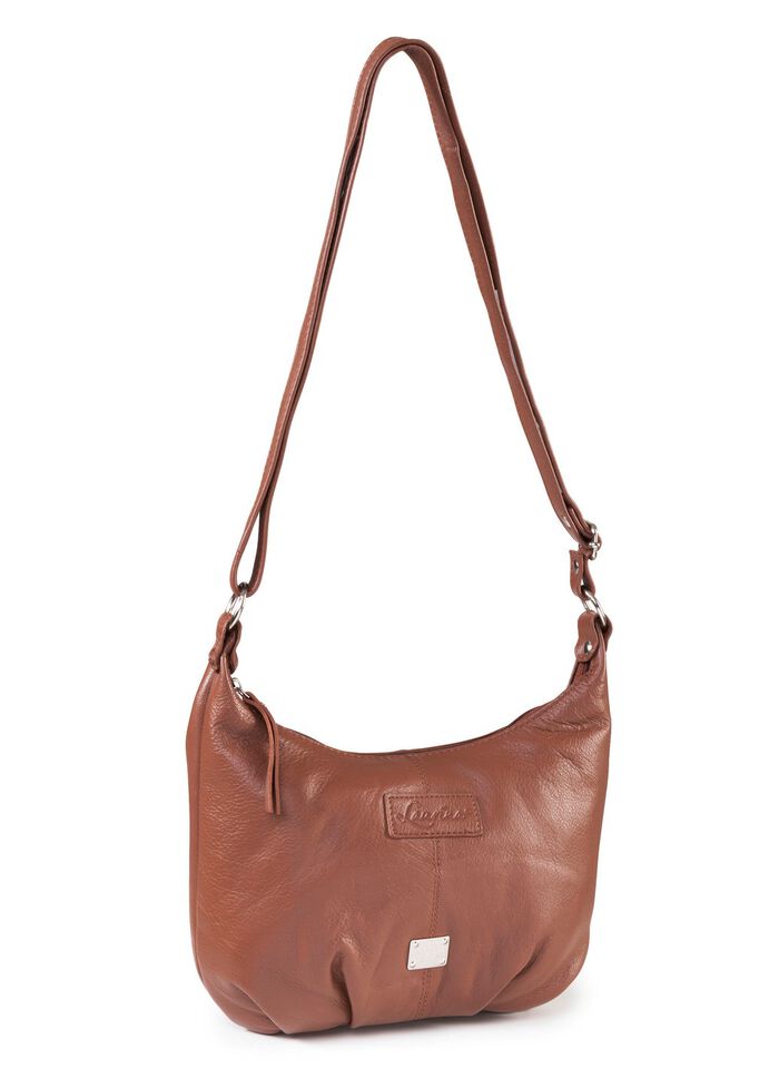 Laurina, tas, dames, &eacute;&eacute;n verstelbare schouderband COGNAC