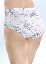 Verpakking met vier slips met bloemetjesdessin 