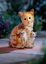 Verlichte kattenfamilie 