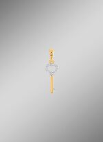 Sleutelhanger met 14 diamanten 