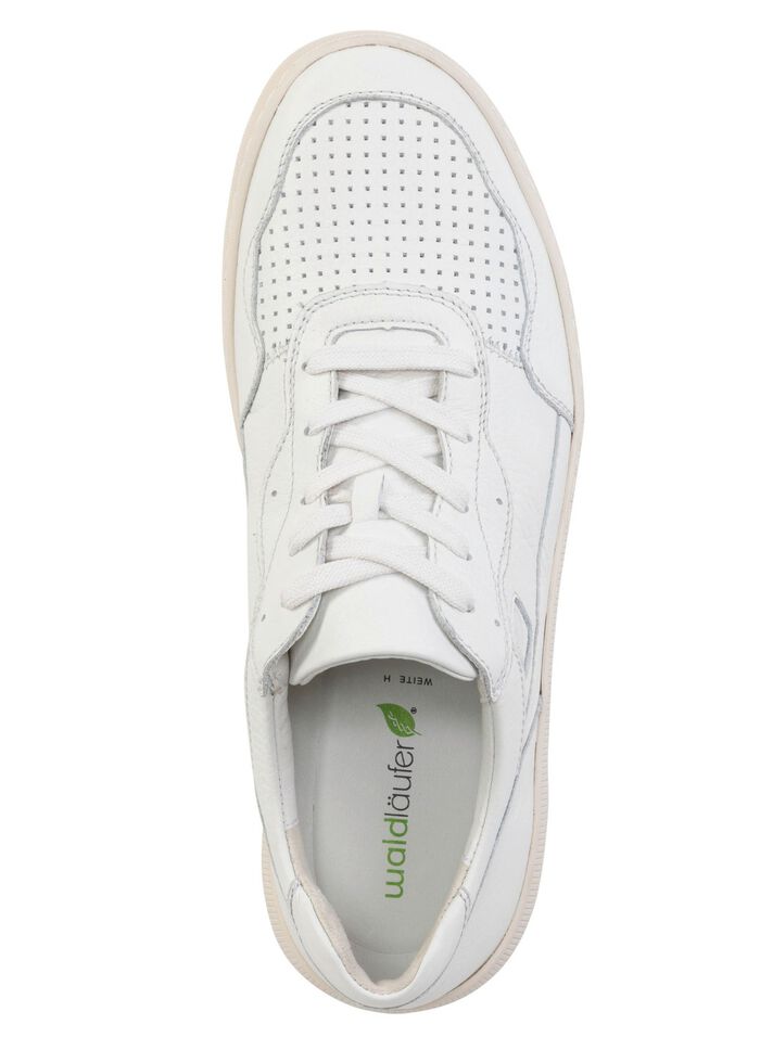 Waldl&auml;ufer veterschoen van generfd nappaleer NATUURLIJK WIT