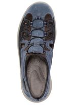 GINO GALANTE pantoffels met elastische decoratieve vetersluiting 