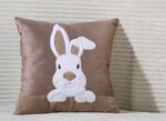 kussensloop met konijnenmotieven 