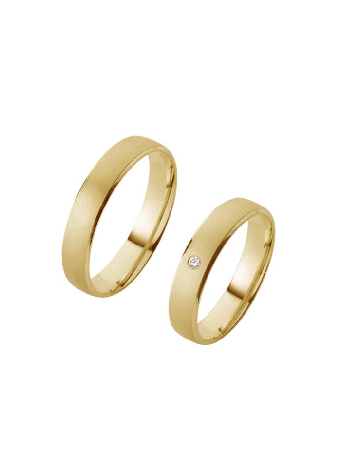 Elegante trouwring in goud 