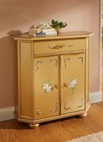 Deels massieve meubelserie met echt houtfineer 