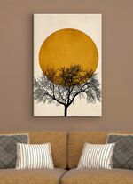 Hoogwaardige canvasafbeelding op spieraam 