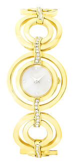 Kwarts dameshorloge met roestvrijstalen kast 