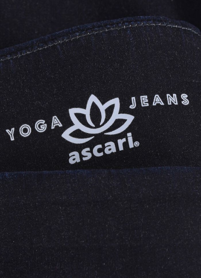 Yogajeans met uitlopende enkelbreedte 