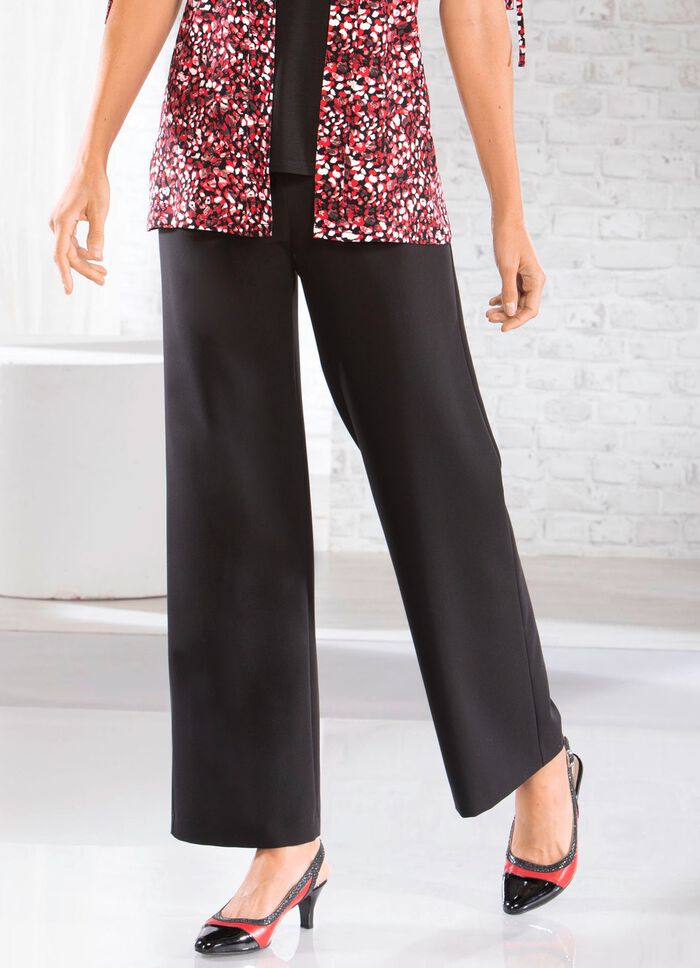 Broek in trendy palazzo-vorm 