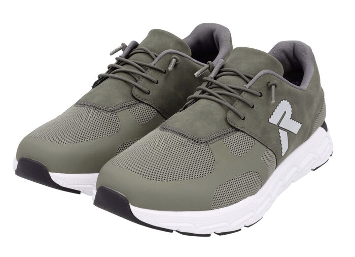 Rieker sneakers met elastische decoratieve vetersluiting OLIJFGROEN