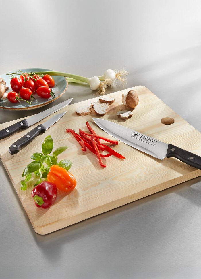 Messenset met snijplank, 9-delig 