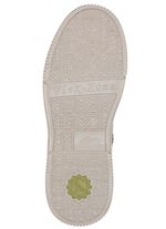 Dragonfly laarsje van nappaleer met decoratieve ritssluiting TAUPE