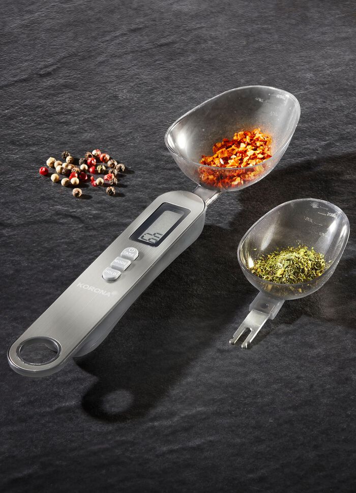 Lepelweegschaal met 2 weeglepels 