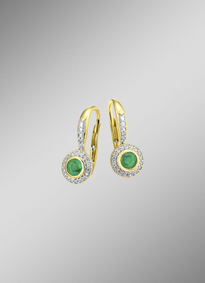 Oorbellen goud 585/- 