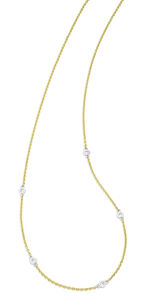 Prachtige ketting in tweekleurig 