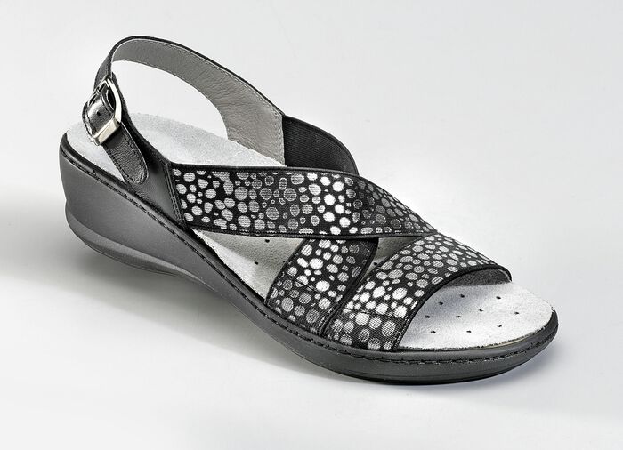 Sandaaltje in verschillende kleuren ZWART